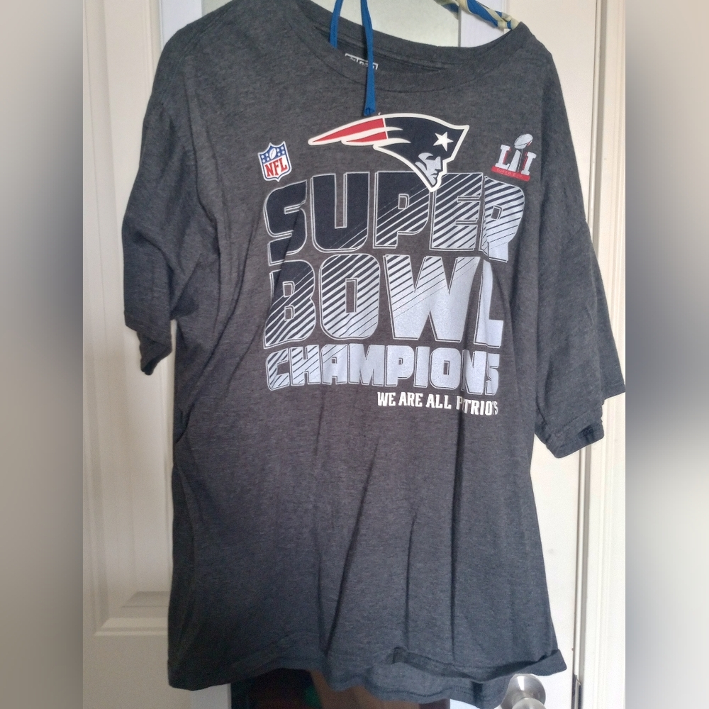 NFL Patriots Super Bowl LI Kids Gray Tee